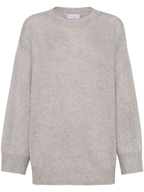 Rey knitted construction mélange knitwear Brunello Cucinelli | MLE727600C1432